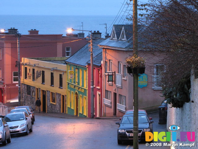 SX00090 Colourful houses Main street Tramore